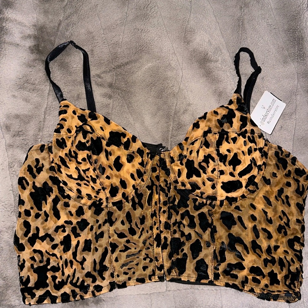 NWT Corset crop top